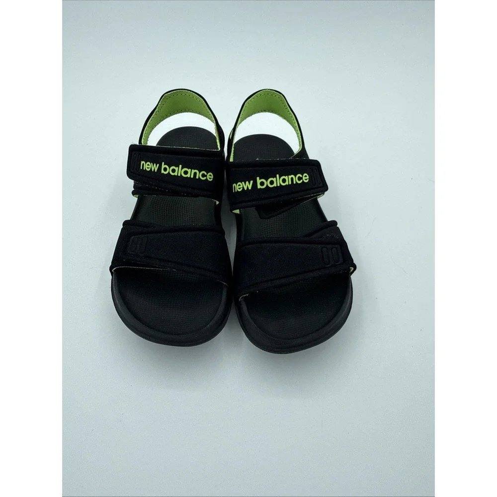 New Balance Little Kids Size 11 Sport Sandal Black Volt